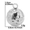 8mm 304 Stainless Steel Hammered Ball Charms - Choose Your Color